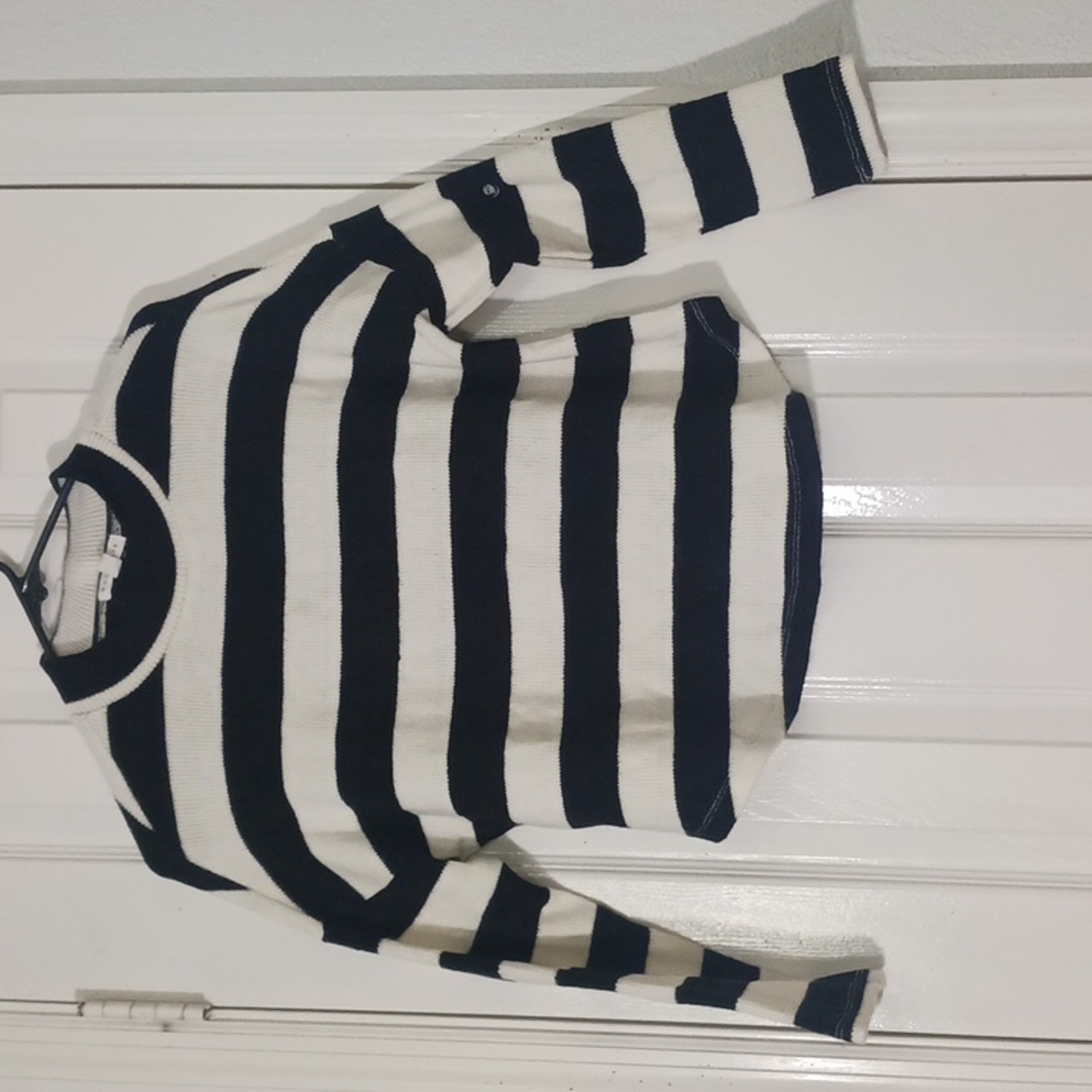 Socialite Striped Top Sweatshirt Sweater